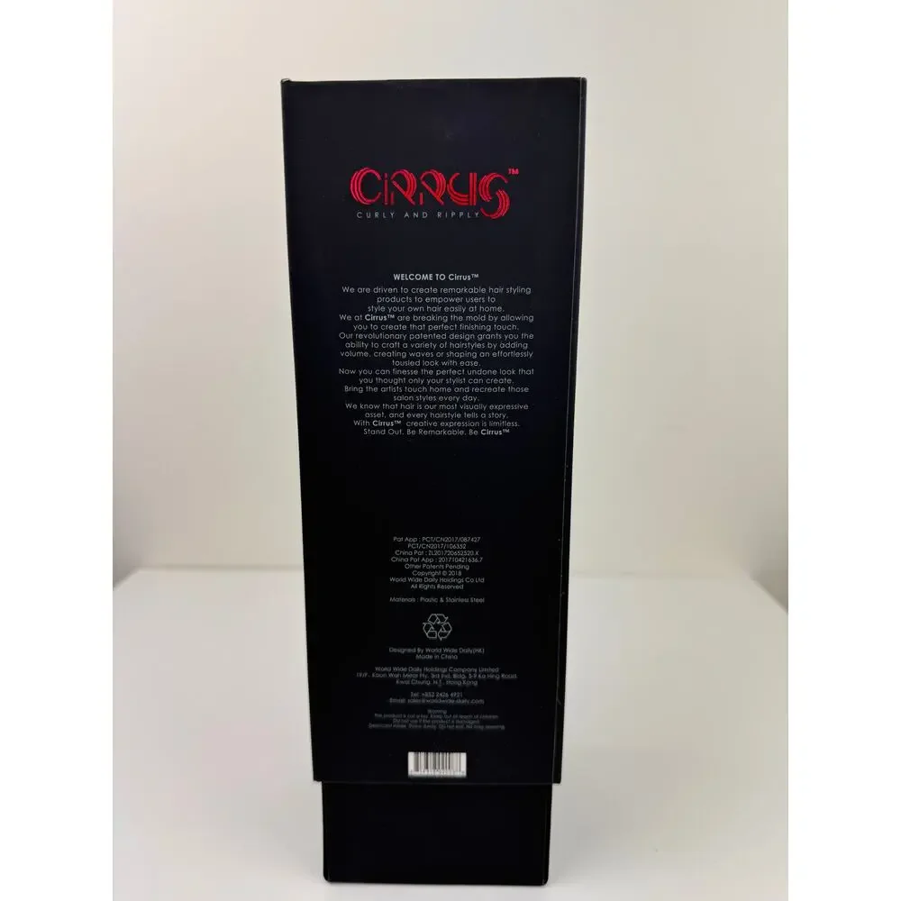 NEW Cirrus Curly and Ripply Wave Styler Volumizing No Heat or Electricity Tool